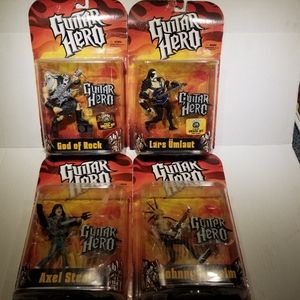 Guitar heroes action figures set
